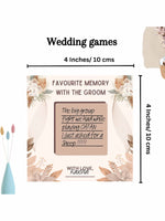 Favorite Memories with Groom, Boho Theme - The Decor Cycle