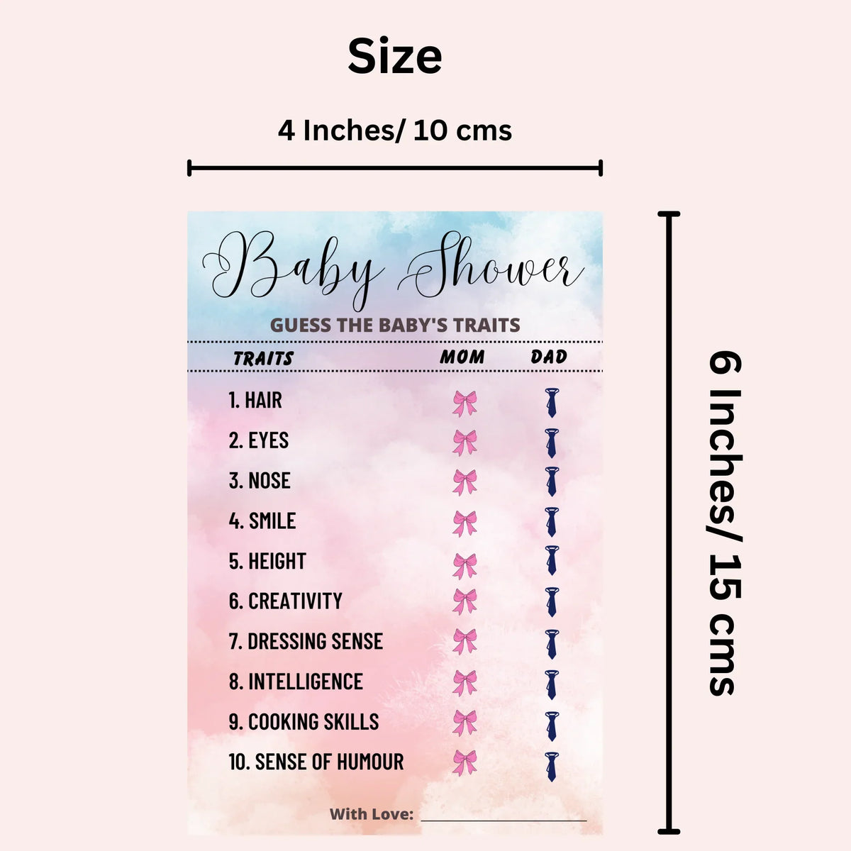 Baby Traits Card games - The Decor Cycle