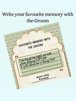 Favorite Memories with Groom - The Decor Cycle