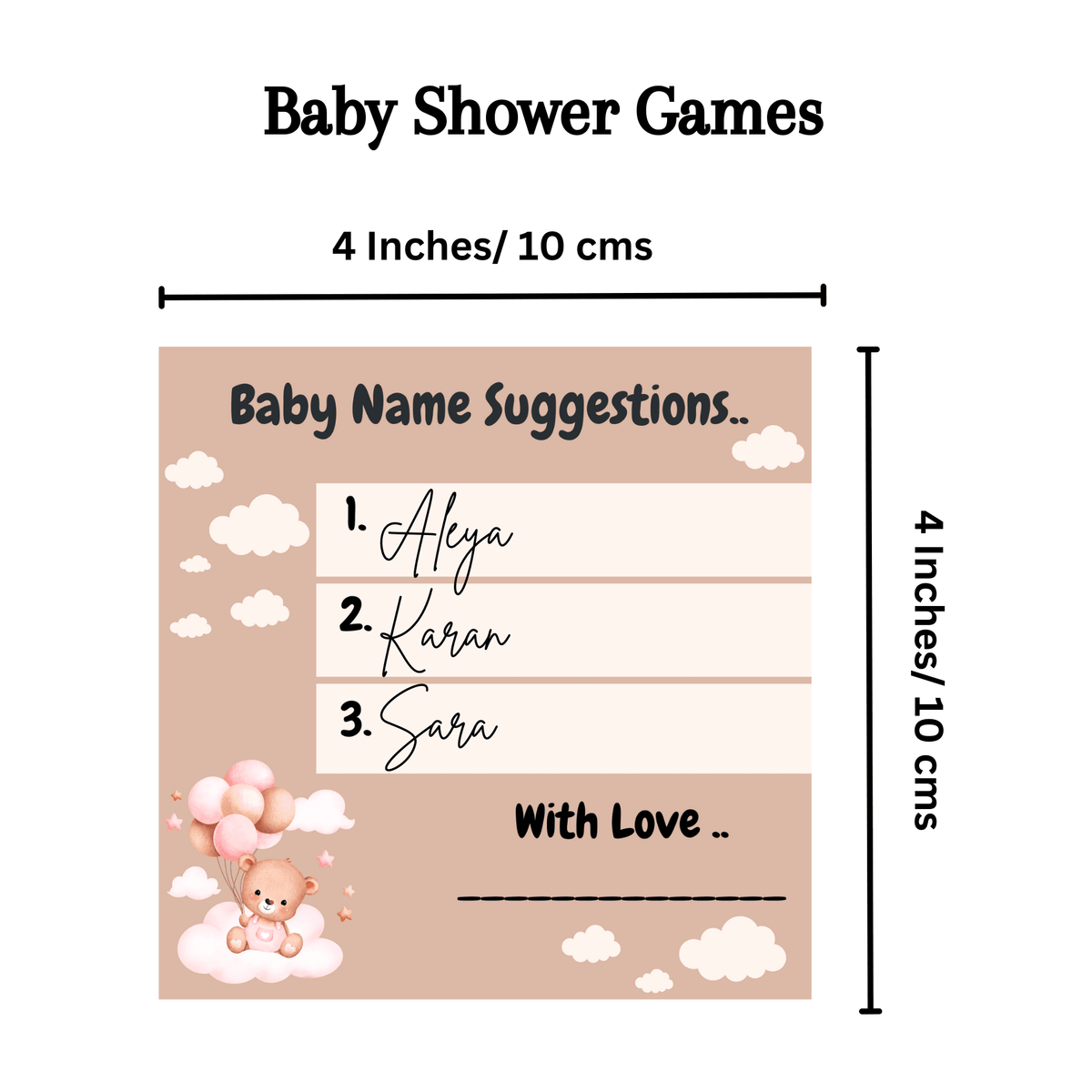 Baby Name Suggestions, Teddy Bear Theme - The Decor Cycle