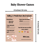 Baby's Prediction and Advice Cards, Teddy Bear Theme - The Decor Cycle