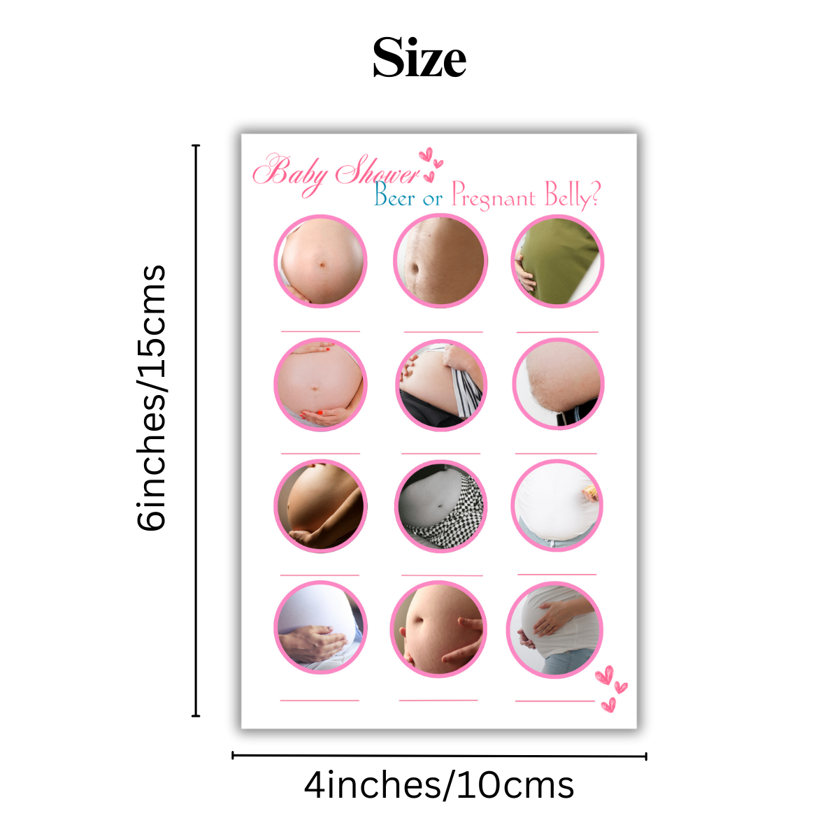 Guess Whether it is a Beer Belly or Pregnant Belly