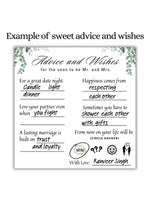 Advice and wishes for the couple to make your Wedding - The Decor Cycle