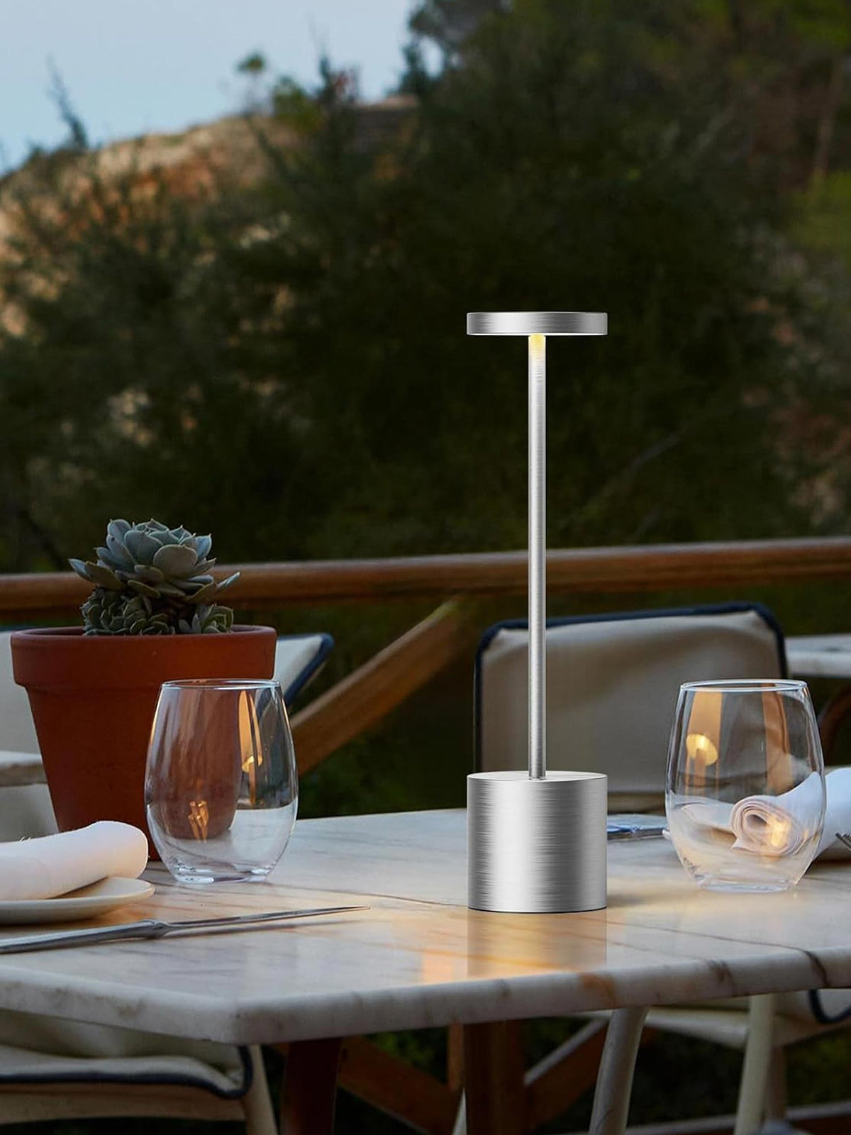 Cordless LED Table Lamp – Rechargeable Touch Lamp with Dimming & 3 Colour Modes (2 Pack)