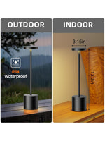 Cordless LED Table Lamp – Rechargeable Touch Lamp with Dimming & 3 Colour Modes (Pack of 1)