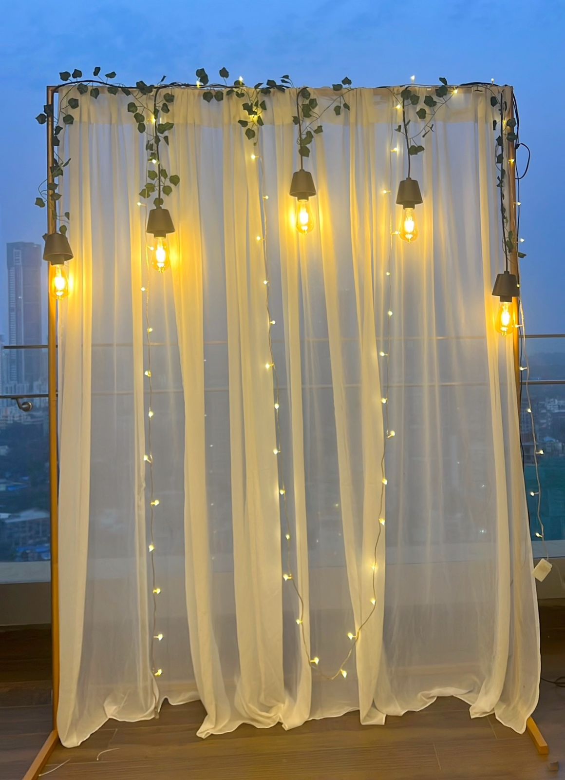 Off White Drape Georgette Material - The Decor Cycle