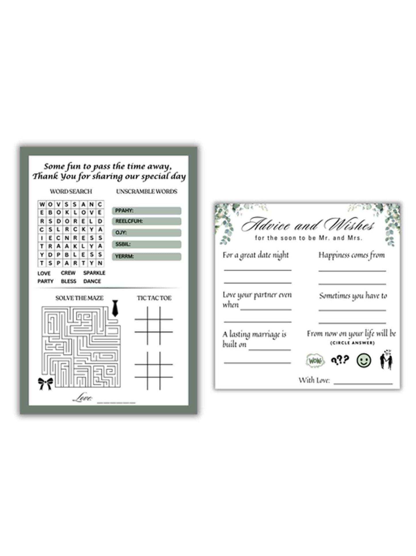 Wedding Games Combo