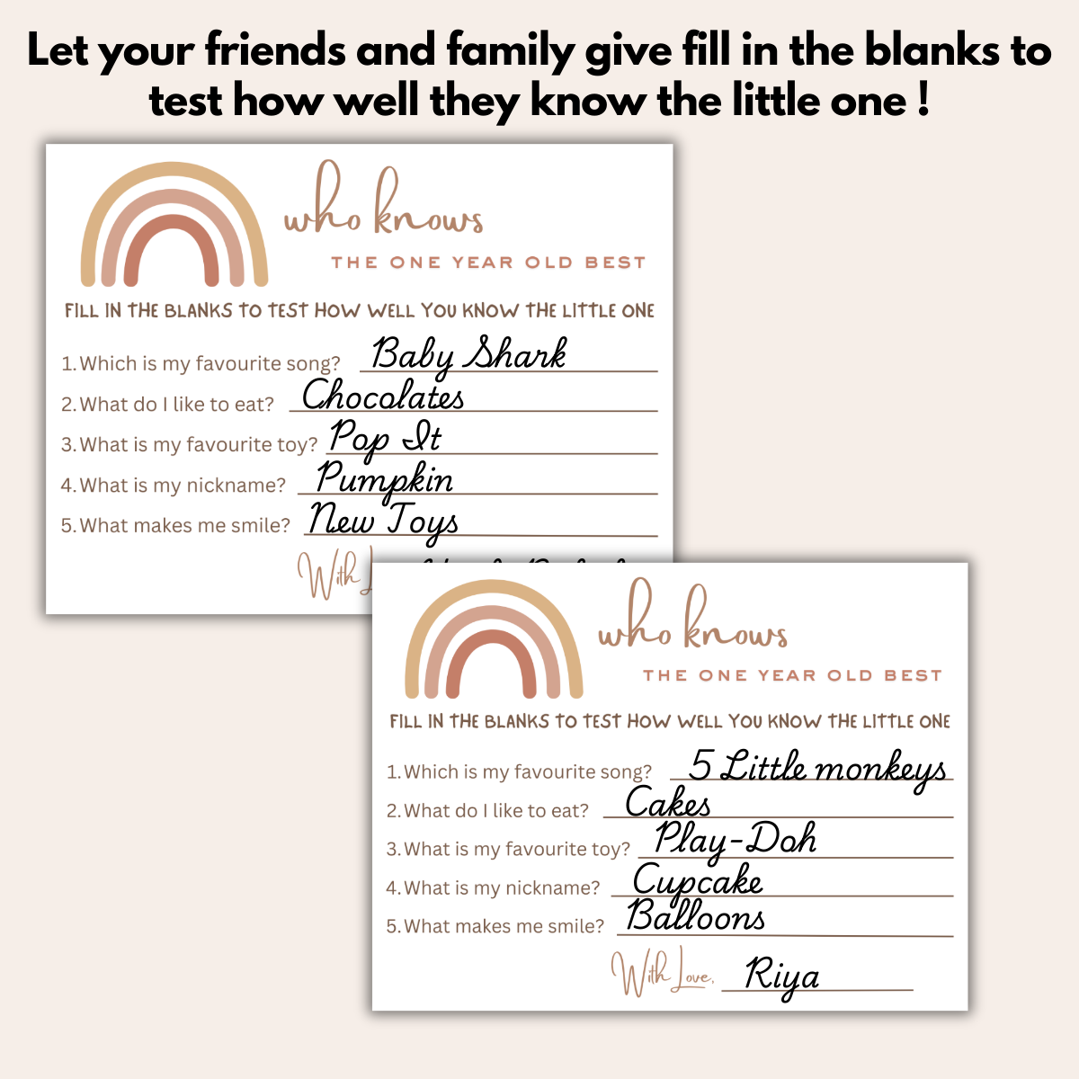 Who Knows the One Year old the Best? - The Decor Cycle