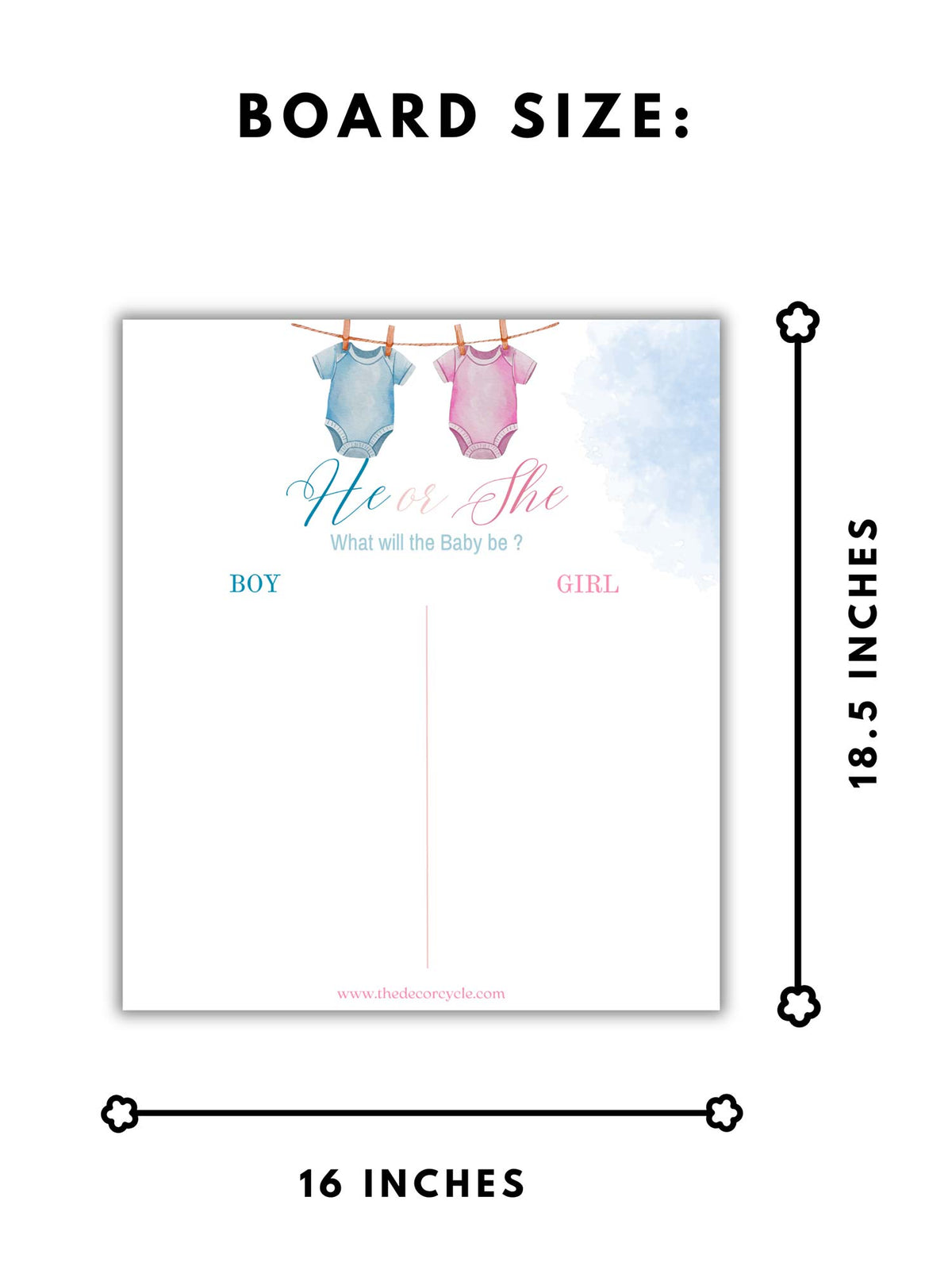 Baby Girl or Baby Boy Board