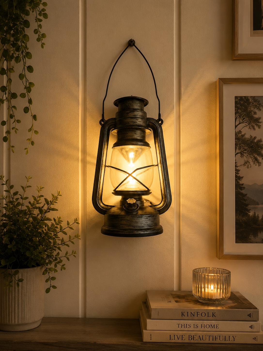 LED Vintage Lantern