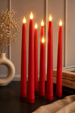 Red Tapered Candles
