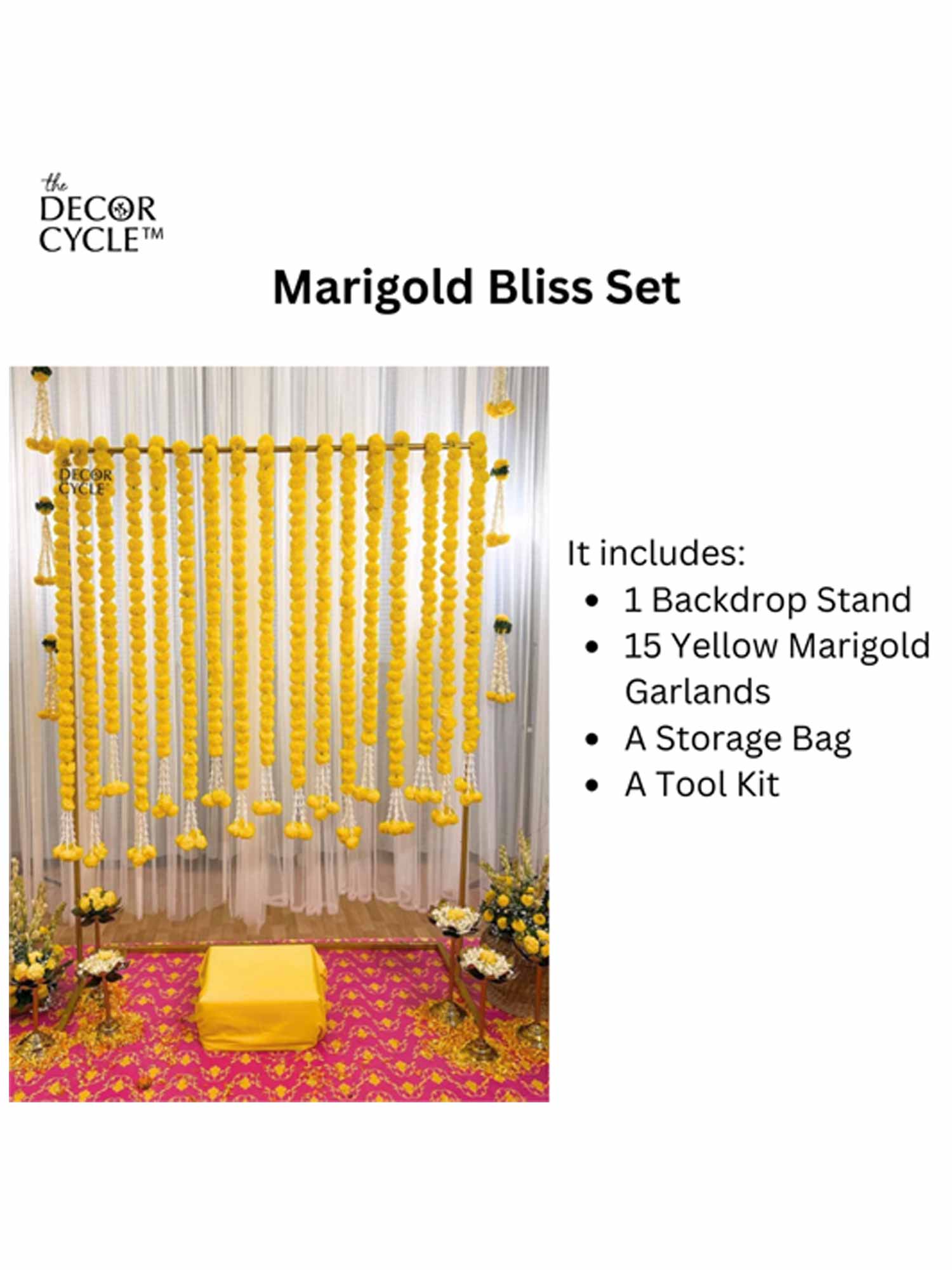 Marigold Bliss Set - The Decor Cycle