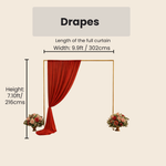 Red Drape (Crepe)