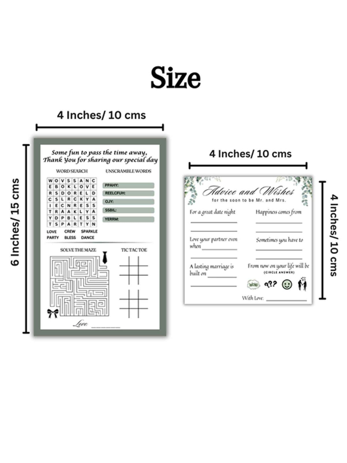 Wedding Games Combo - The Decor Cycle