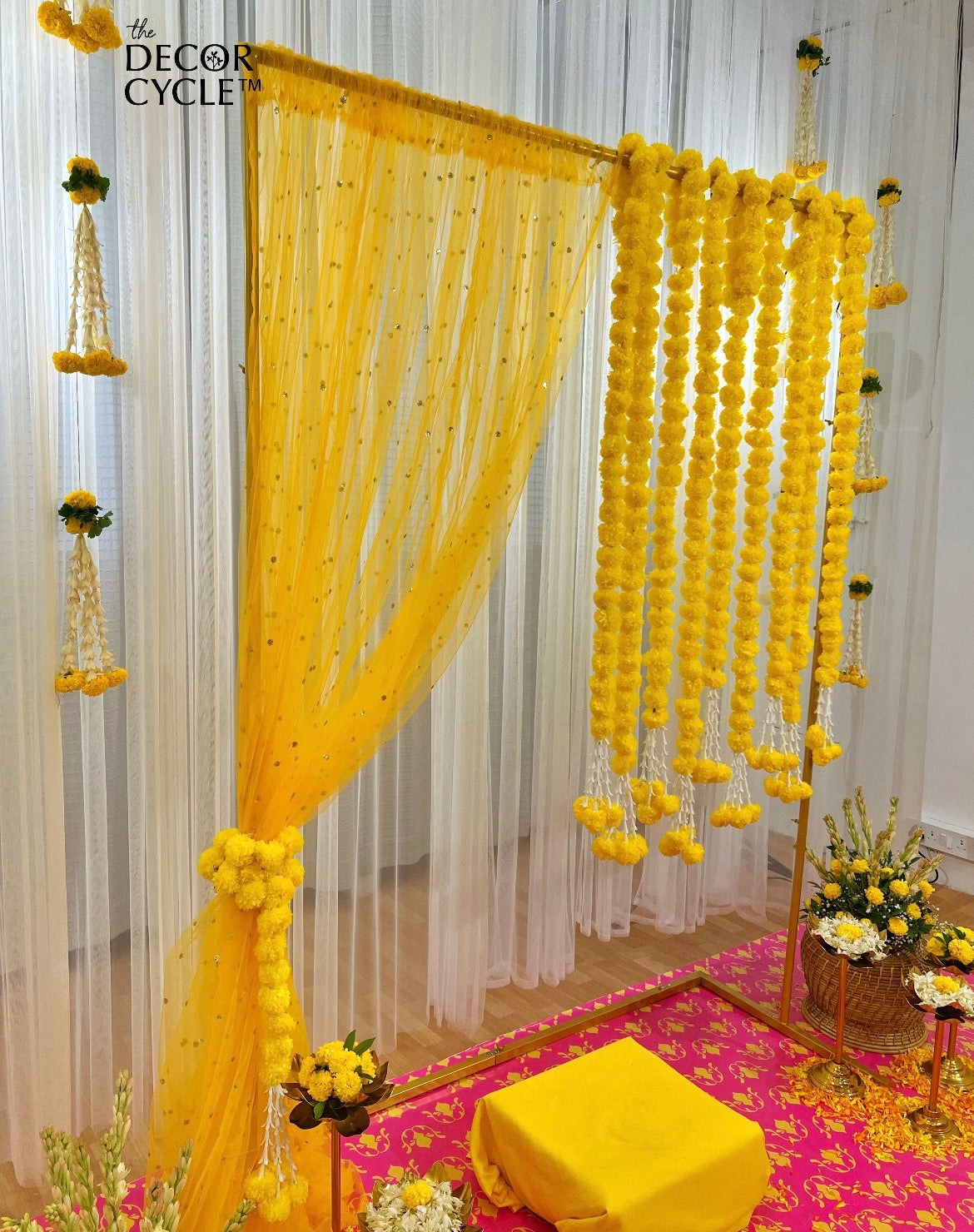 DIY Yellow Marigold Garland Kit