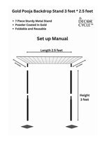 Pink Tassels and Bell Pooja Decor Set - The Decor Cycle