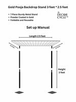 Yellow Tassels Pooja Decor Set - The Decor Cycle