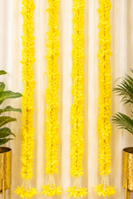 Yellow Floral Tassels