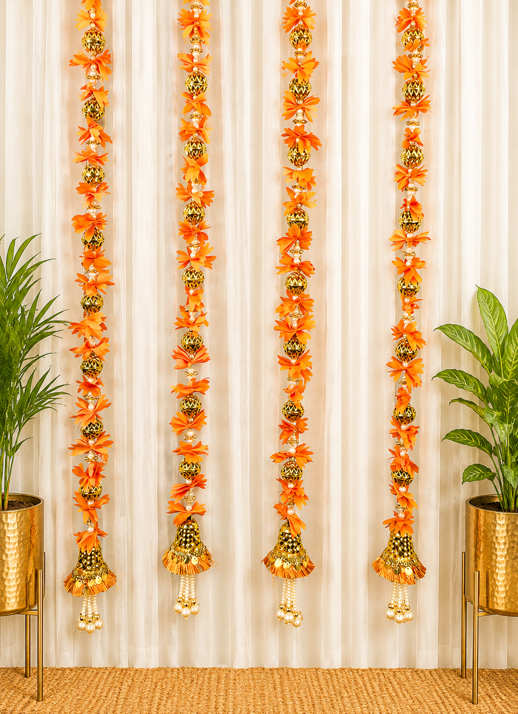 Orange Tassels