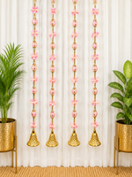 Pink, White & Gold Tassels