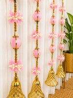Pink, White & Gold Tassels