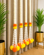 Jasmine and Marigold Garlands (yellow and orange)