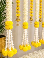 Yellow Tassels and Garlands Combo