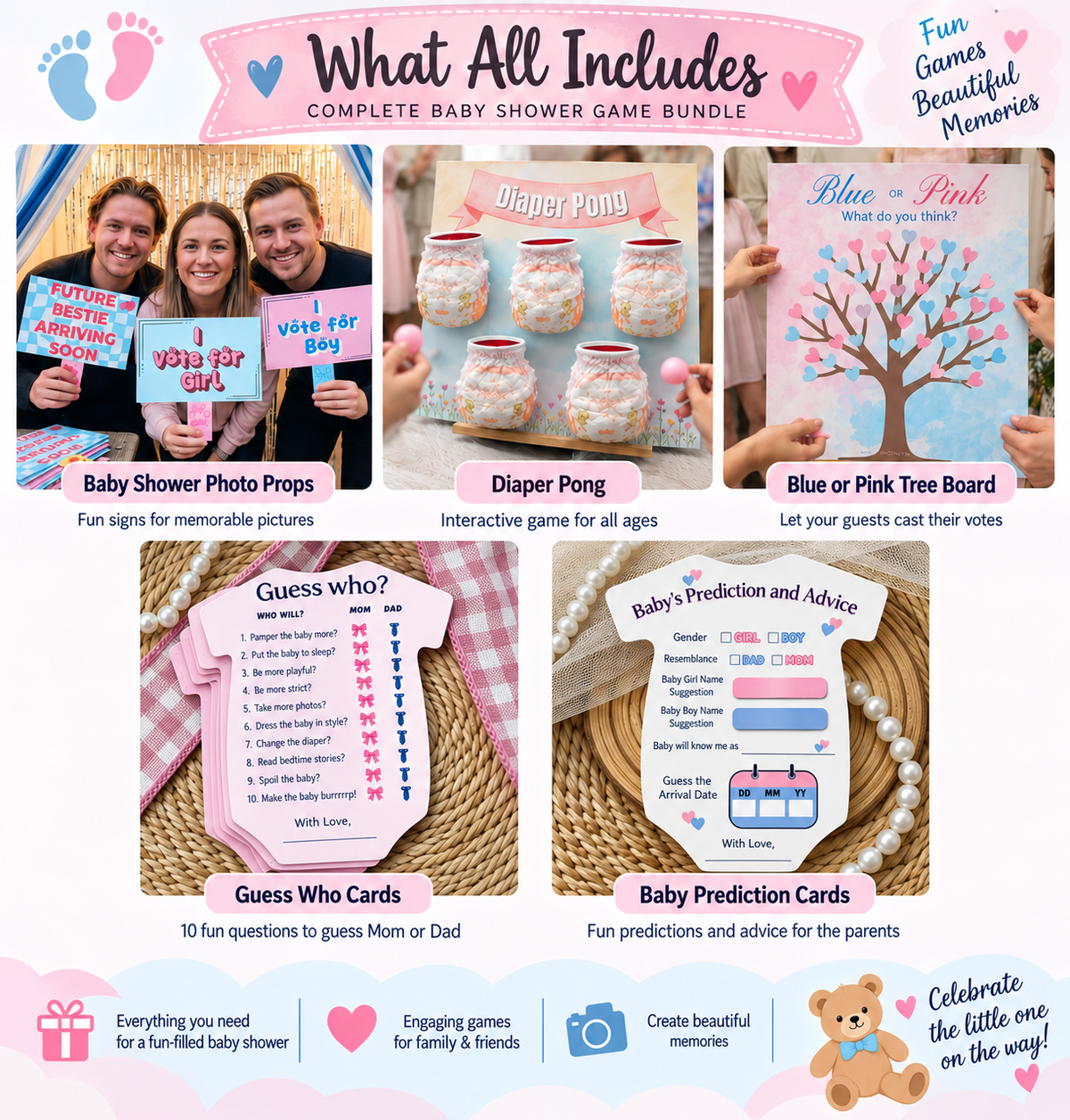 The Complete Baby Shower Games Pack