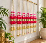Pink Rose & Pearl Hanging