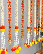 Orange Tassels and Garlands Combo