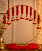 Red Tassels Circle Decor Set