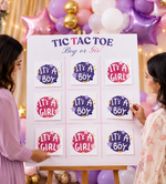 Magnetic Tic Tac Toe for Baby Shower