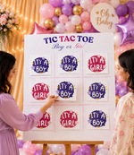 Magnetic Tic Tac Toe for Baby Shower