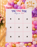 Magnetic Tic Tac Toe for Baby Shower