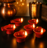 LED Brown Diya | Flameless