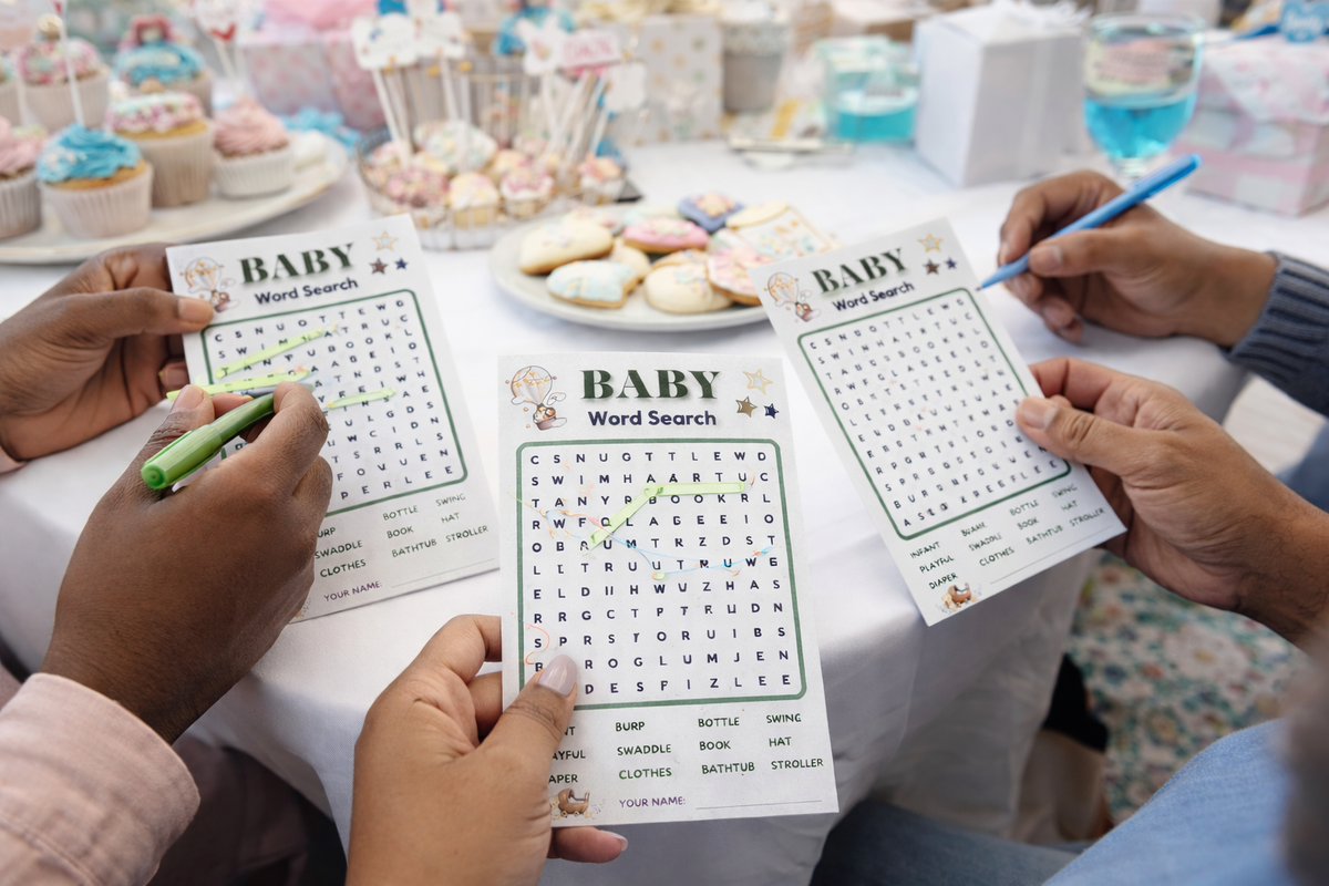 Baby Word Search- Boho