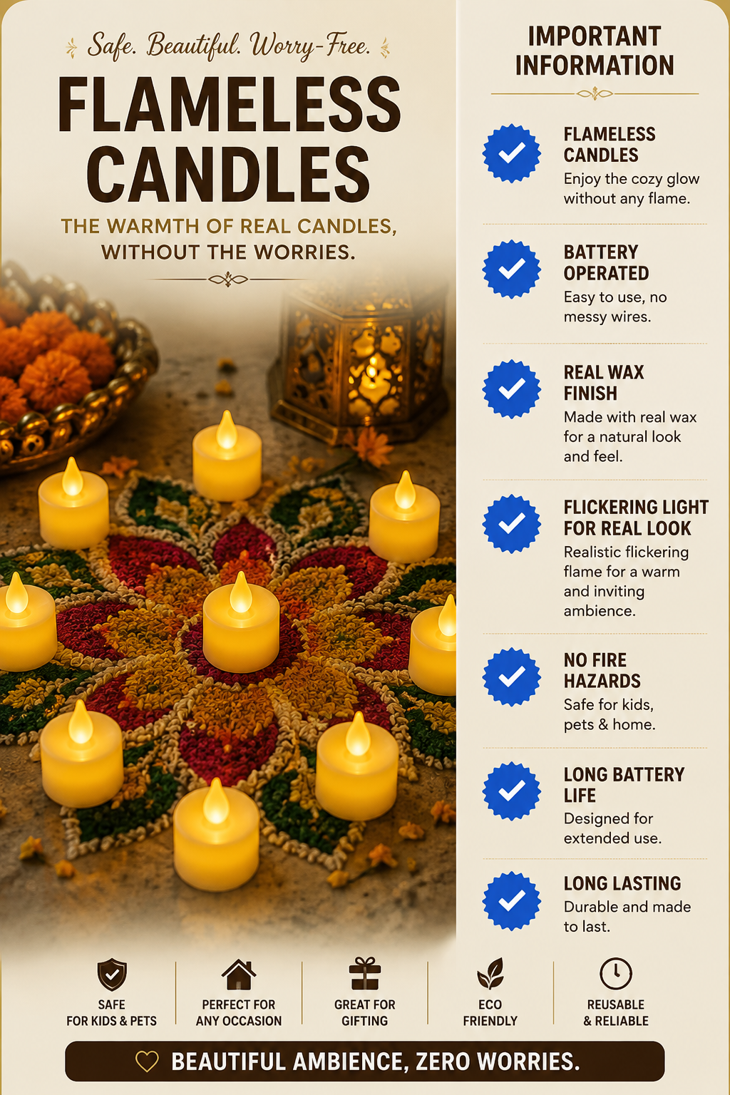 Mini Pillar Candles