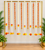 Orange Tassels and Garlands Combo