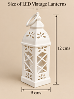 Vintage LED Lanterns White