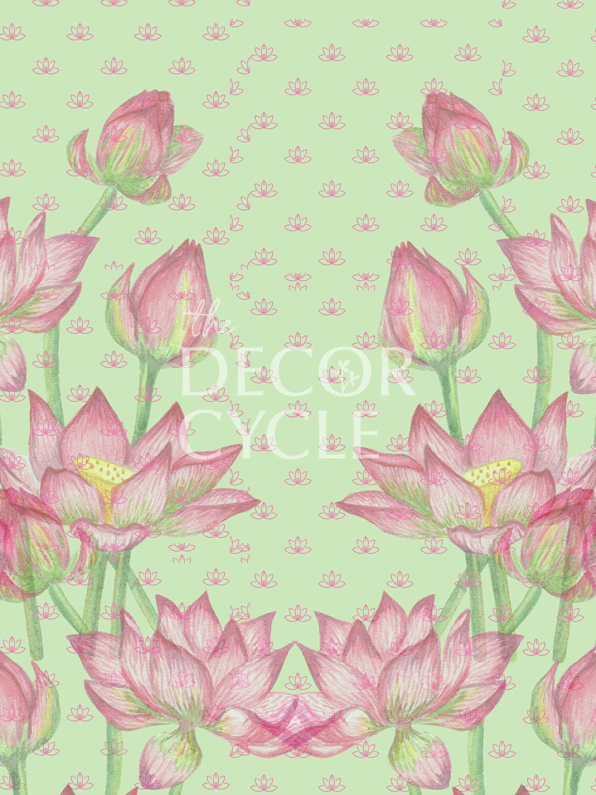 Lotus Backdrop - The Decor Cycle