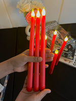 Red Tapered Candles