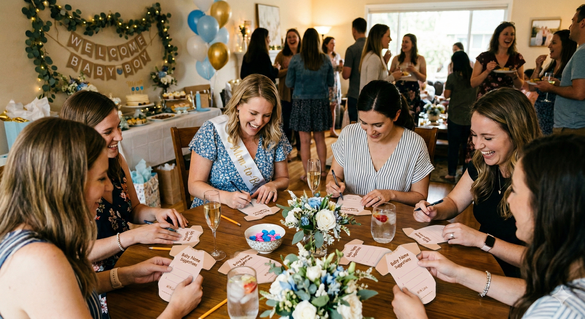 Baby Shower Cards (Romper Shape, Brown)