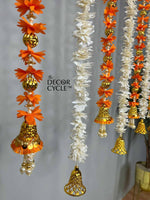 Orange Tassels Decor Set - The Decor Cycle