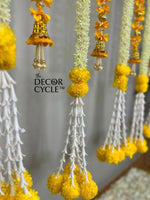 Yellow Tassels and Garlands Combo - The Decor Cycle