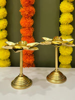 Lotus Urli Stand (Set of 2) - The Decor Cycle