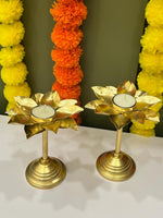Lotus Urli Stand (Set of 2) - The Decor Cycle