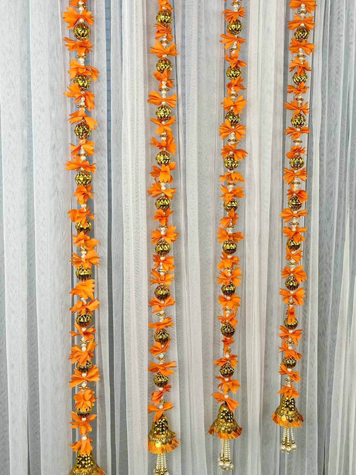 Orange Tassels - The Decor Cycle
