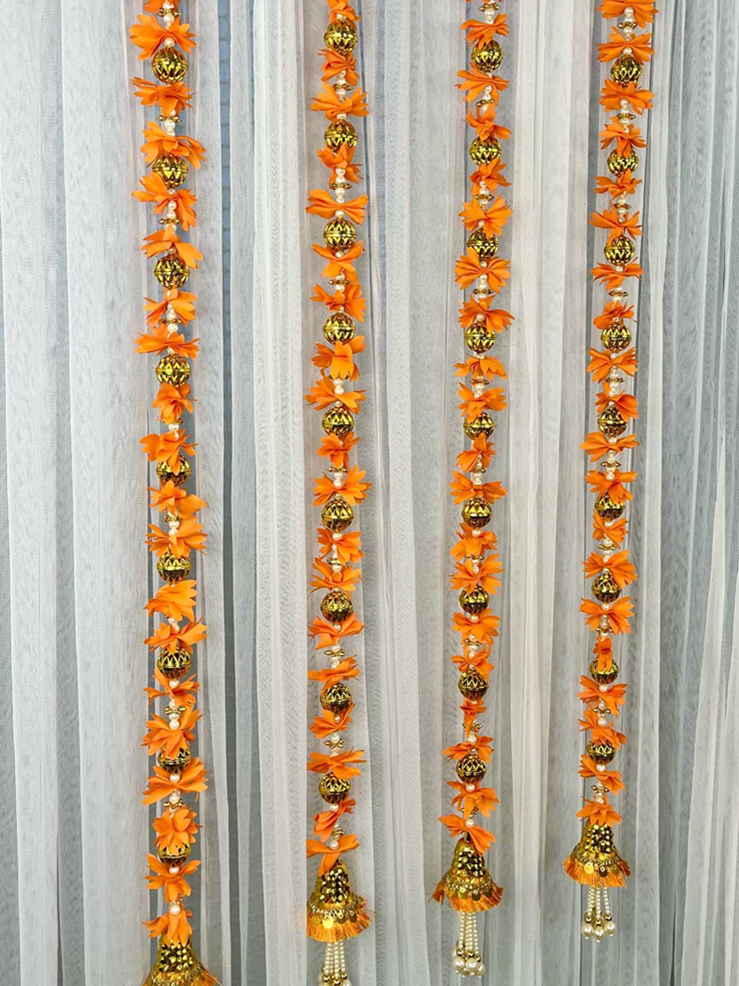 Orange Tassels - The Decor Cycle