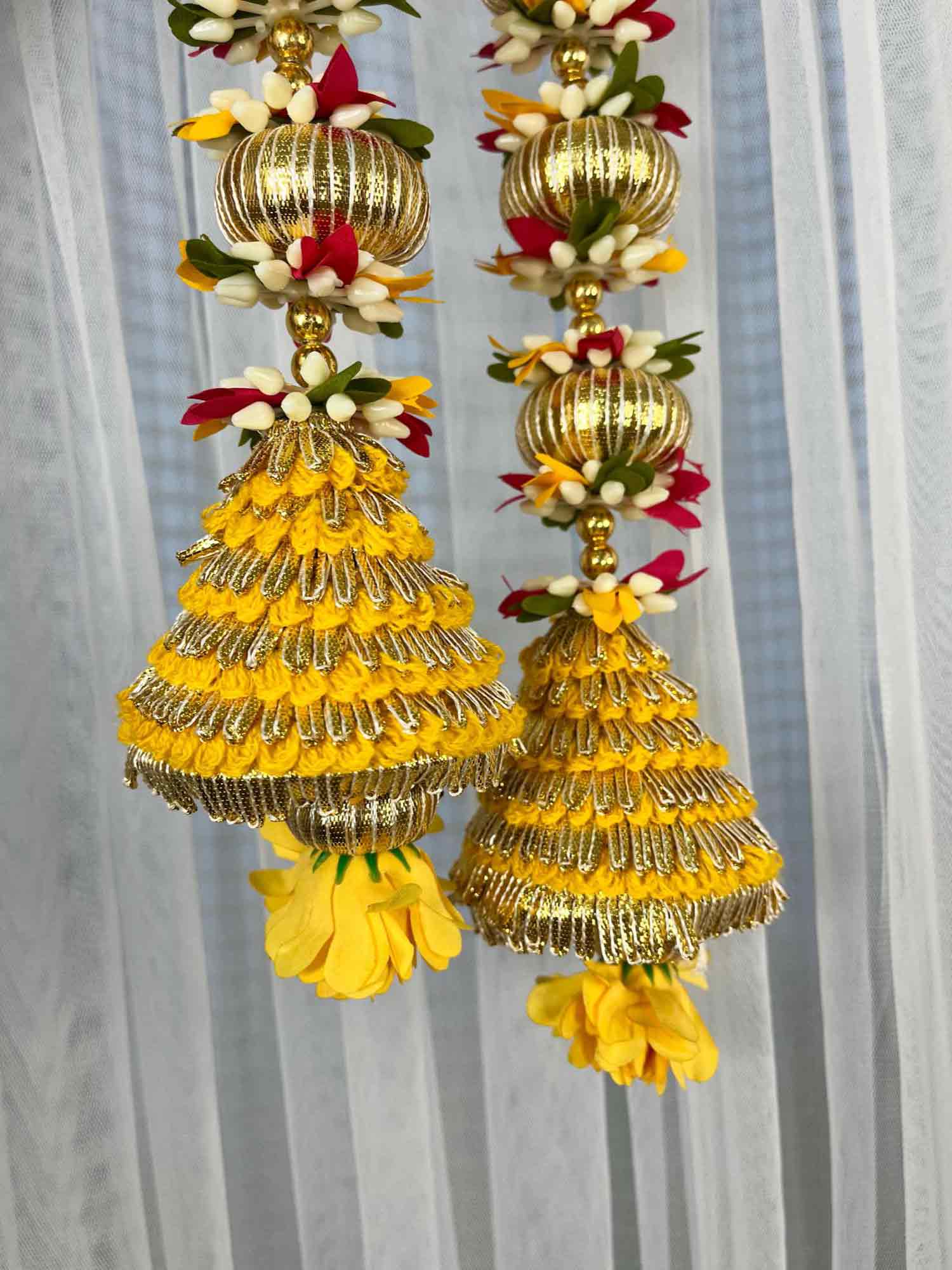 Cone Tassels (Yellow) - The Decor Cycle