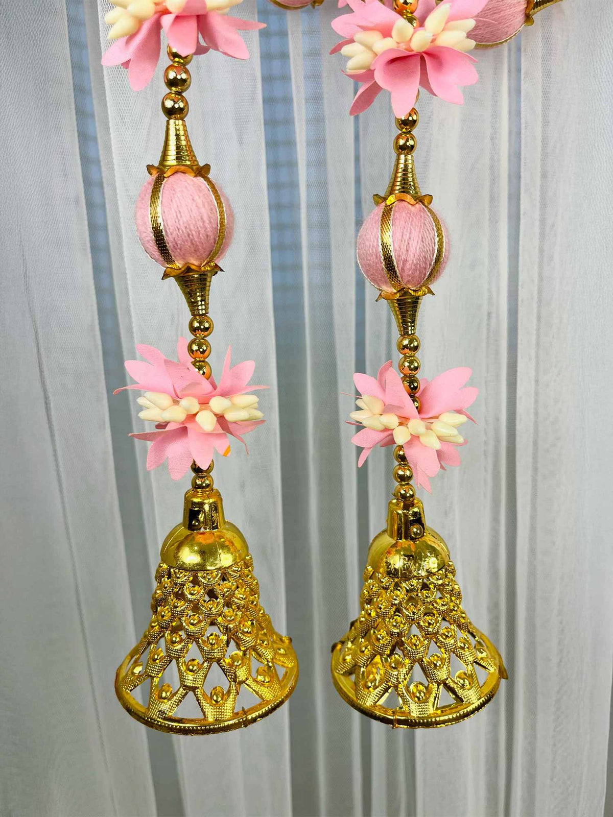 Pink, White & Gold Tassels - The Decor Cycle